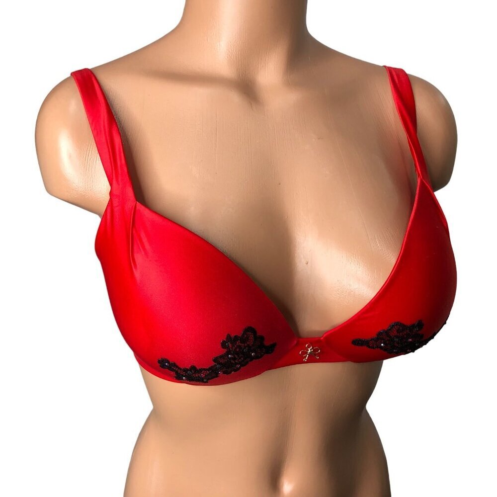 VICTORIA'S SECRET PUSH UP PLUNGE BRA 34D‎ NEW WITH TAG
